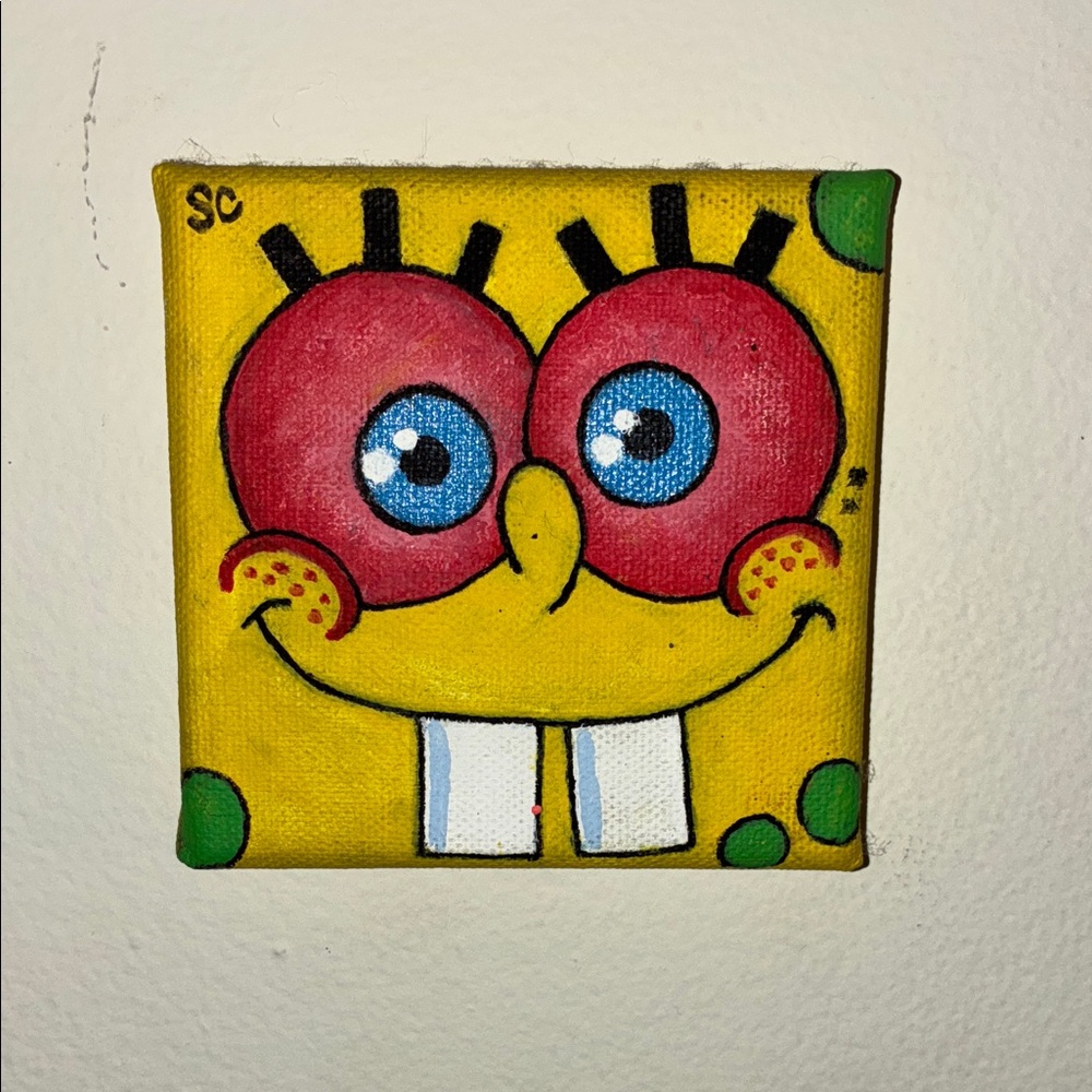 Colorful Cartoon Character Canvas Art